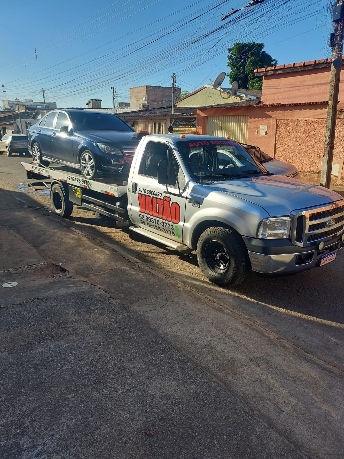 Reboque de carro de passeio